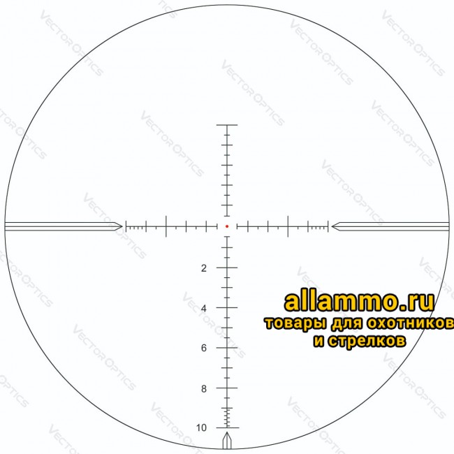 Оптический прицел Vector Optics Taurus 3-18x50 FFP кольца 30 мм