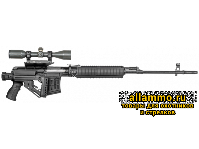 Складной приклад FAB Defense UAS-SVD с подщечником для СВД/Тигр/TG-3