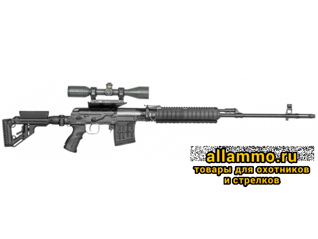 Складной приклад FAB Defense UAS-SVD с подщечником для СВД/Тигр/TG-3