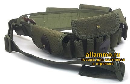 1 Патронташ Вектор закрытый на 25 патронов 12/16 калибра (П-50к)