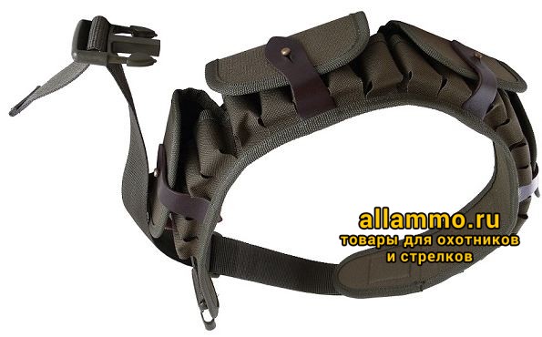 2 Патронташ Вектор закрытый на 25 патронов 12/16 калибра (П-50к)