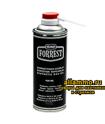 Масло FORREST Synthetic для оружия, 100% синтетическое, для чистки, защиты и смазки оружия, 400мл