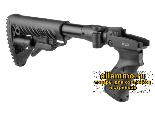 3b7f0ab3c21c2c7fab9a7cd33a3ad463-800x600.png Складной телескопический приклад FAB Defense M4 SVD для СВД/Тигр/TG-3