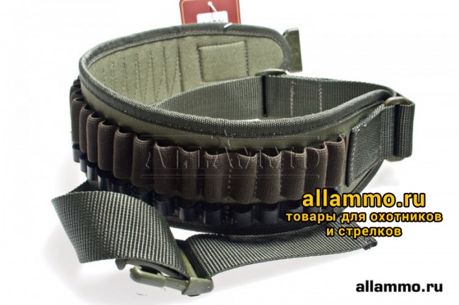 Патронташ Вектор открытый на 25 патронов для нарезного оружия (П-54)