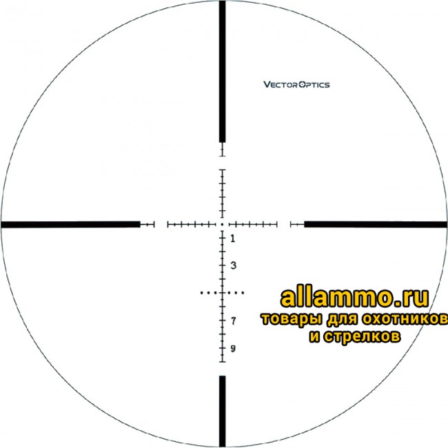 Оптический прицел Vector Optics Marksman 10x44 SFP кольца 30мм