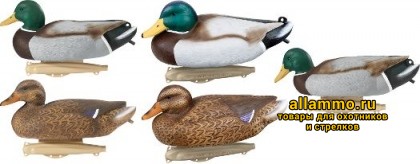 Комплект чучел Кряквы FLAMBEAU UVision Premium Mallard 4 селезня 2 утки (8530SDU)