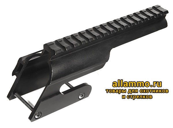 База Weaver Вилейка на МР-153 на ствольную коробку с доп планкой Weaver