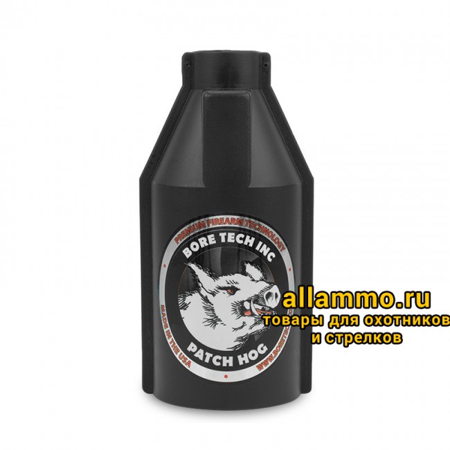 d4bf07bd3550c8c13134a8936deef8f9.jpg Контейнер Bore Tech для отработанных патчей, универсальный на ствол до d=5см., с резьбой под бутылку, пластик, черный