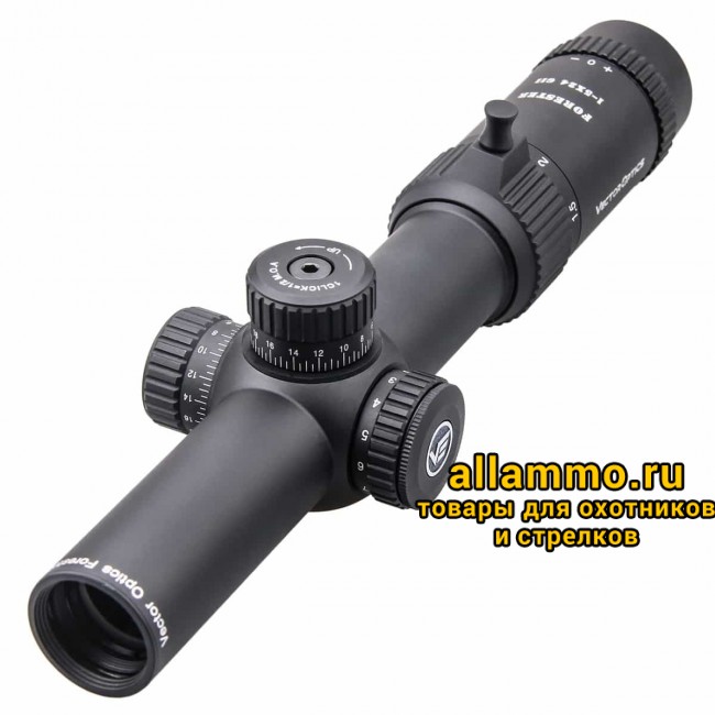 Оптический прицел Vector Optics Forester 1-5x24 SFP кольца 30мм