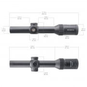 Оптический прицел Vector Optics Continental Tactical X8 1-8x24 SFP ED кольца 30мм