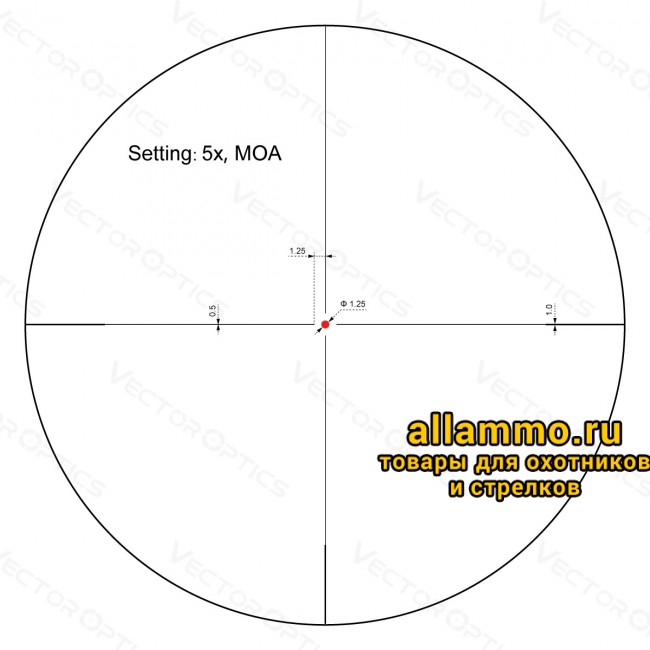 Оптический прицел Vector Optics Forester 1-5x24 SFP Coyote FDE кольца 30мм