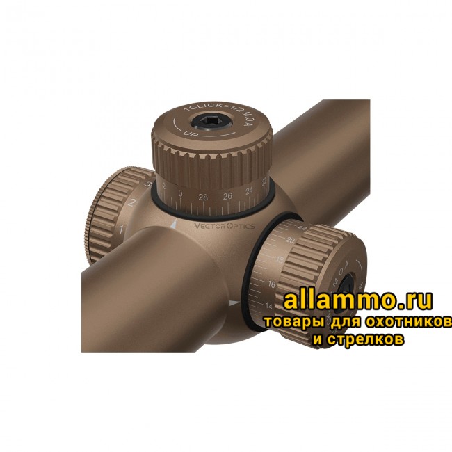 Оптический прицел Vector Optics Forester 1-5x24 SFP Coyote FDE кольца 30мм