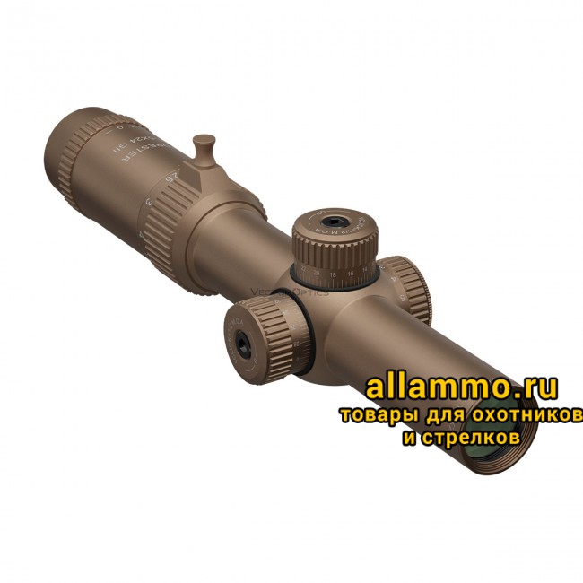 Оптический прицел Vector Optics Forester 1-5x24 SFP Coyote FDE кольца 30мм