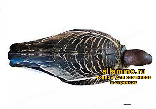 Комплект надувных чучел Белолобого гуся на стойке 6шт. Fusion Series