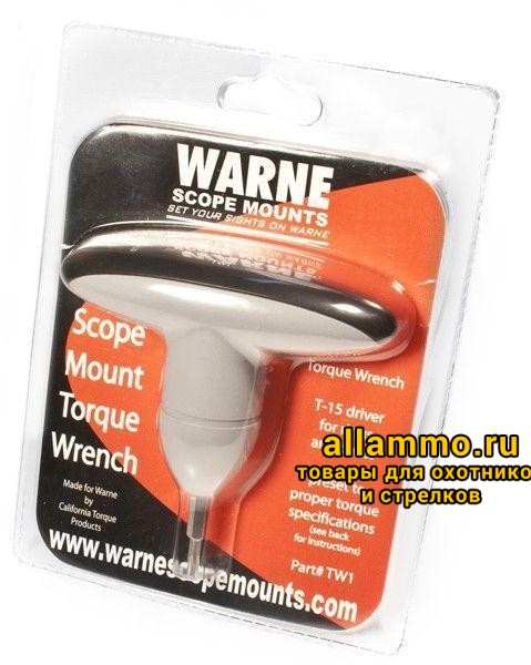 Отвёртка динамометрическая Warne TW1 (бита T15)