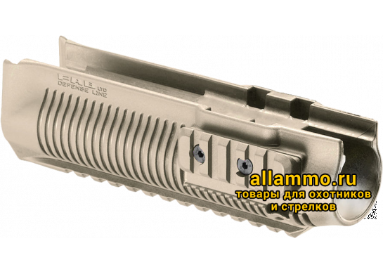 Цевье тактическое FAB Defense PR-870 с тремя планками Пикатинни для Remington 870