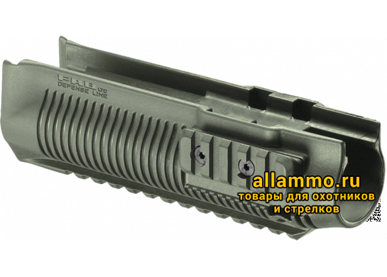Цевье тактическое FAB Defense PR-870 с тремя планками Пикатинни для Remington 870