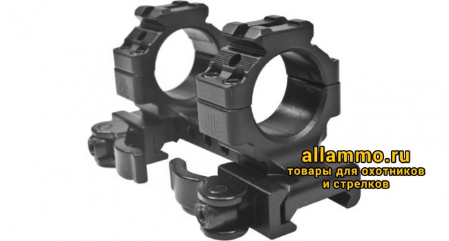 70669.5000.jpg M1B35070R2 Кронштейн LEAPERS быстросъемный с кольцами 25,4 мм