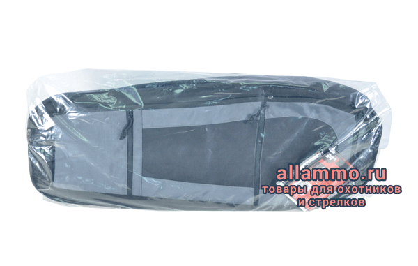 Leapers UTG Чехол-рюкзак на одно плечо, 86x35,5 см, цвет серый металлик/черный