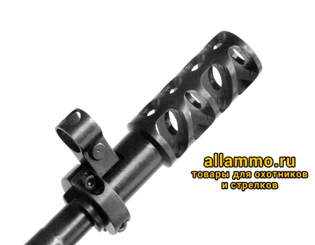 Дульная насадка пламегаситель Егерь на ОП-СКС калибр 7,62