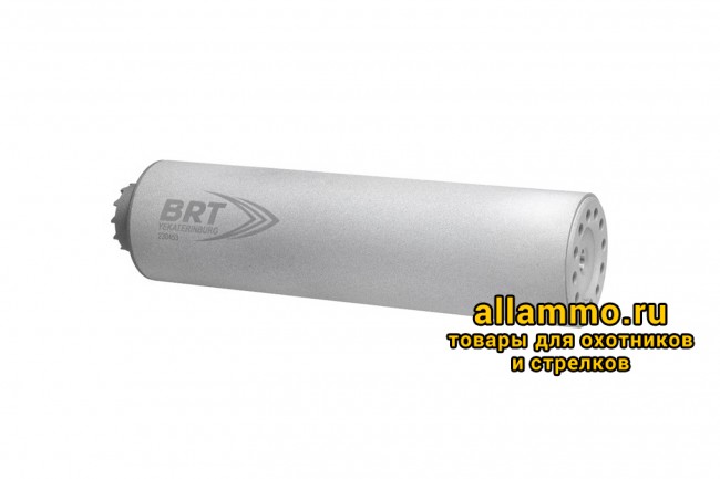 Реактивный ДТКП закрытого типа BRT Барс М для АК-74/Сайга-МК, кал. 5,45/223 (180мм, резьба M24х1,5R, п/п 7,5мм, ⌀ 50мм)