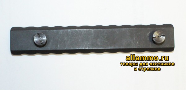 25989_2 120.85.11-5000-0 Планка МАК Weaver/Picatinny без центральной проточки на единые основания МАК и MAK-flex E=85мм