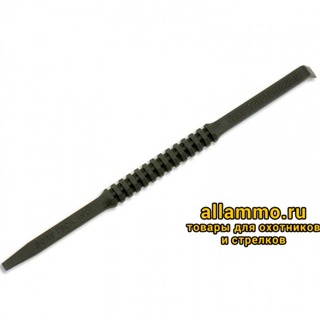 Скребок Bore Tech сервисный, 2 наконечника (плоский и загнутый), армированный полимер, черный (BTUC-100-00)