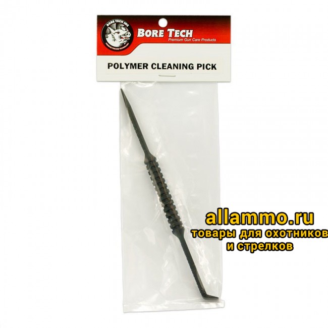 Скребок Bore Tech сервисный, 2 наконечника (плоский и загнутый), армированный полимер, черный (BTUC-100-00)