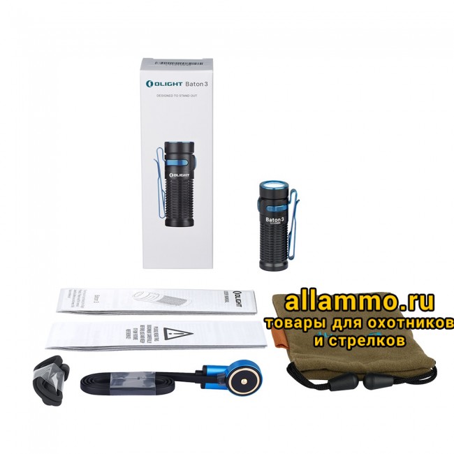 Фонарь Olight Baton 3 Black