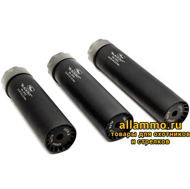 Быстросъемный газоразгруженный ДТКП закрытого типа Alfa Arms Blackout, кал.9 мм