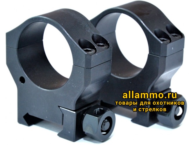 Кольца ВОМЗ 30мм на Weaver/Picatinny средние 019-01