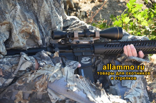 Крепление Warne (кольца 30мм) на планку weaver с двумя базами weaver