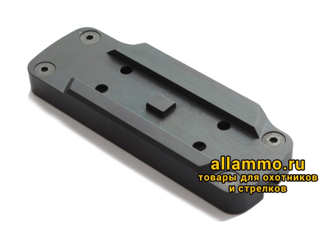 11500-0099_a1.jpg Крепление Henneberger (UNI-Schiene) для коллиматора Aimpoint Micro на вентилируемую планку (10500-0098)