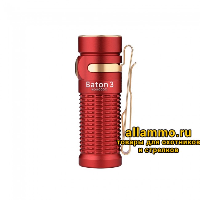 Фонарь Olight Baton 3 Red