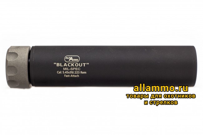 Быстросъемный газоразгруженный ДТКП закрытого типа Alfa Arms Blackout, кал.7,62/.30