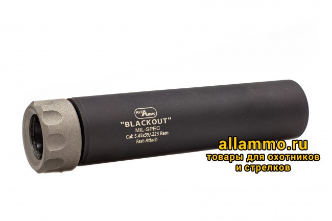 Быстросъемный газоразгруженный ДТКП закрытого типа Alfa Arms Blackout, кал.7,62/.30