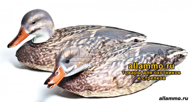 Комплект чучел Кряквы CHEROKEE SPORT Fusion Series (надувные с пласт.головой) 4 селезня и 2 утки (MF970b)