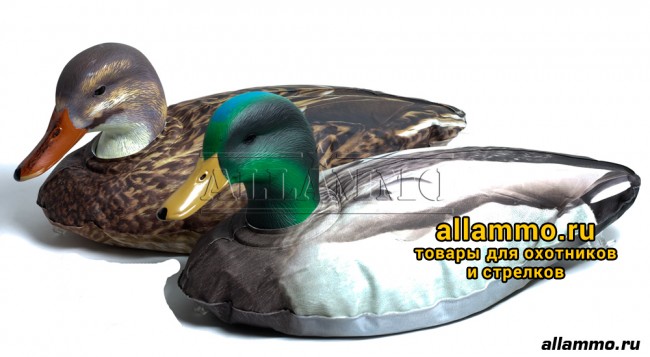 Комплект чучел Кряквы CHEROKEE SPORT Fusion Series (надувные с пласт.головой) 4 селезня и 2 утки (MF970b)
