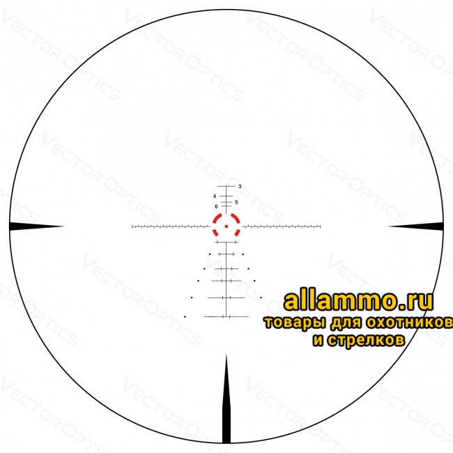 Оптический прицел Vector Optics Constantine 1-10x24 SFP кольца 30мм