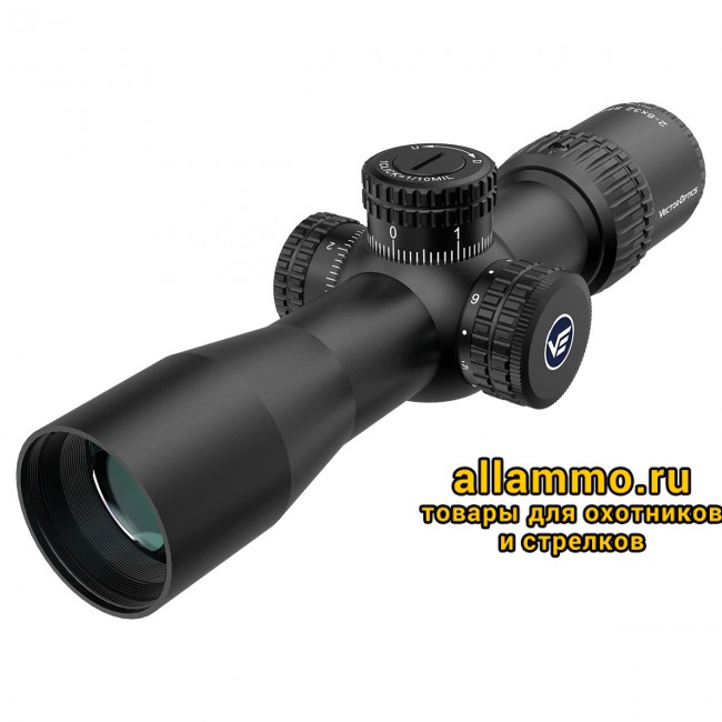 Оптический прицел Vector Optics Veyron 2-8x32 IR SFP кольца 30мм (для пневматики)