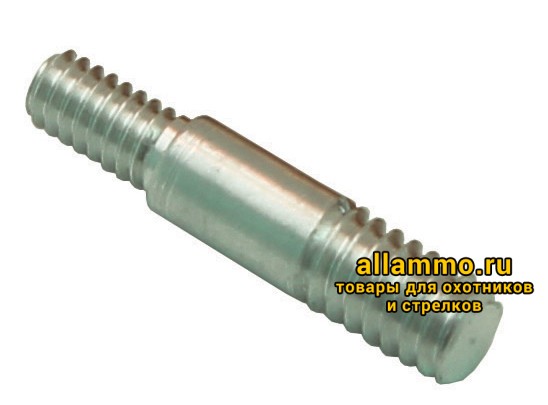 Переходник ЧИСТОGUN - дюраль, папа/папа, резьба M5 на 5/40 к шомп. StilCrin,Nimar,MegaLine,-VFG под ерши/насадки Европа