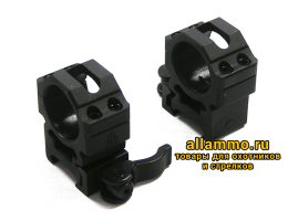 RQ2W1156 Кольца быстросъемные Leapers на Weaver на 26 мм, средние 