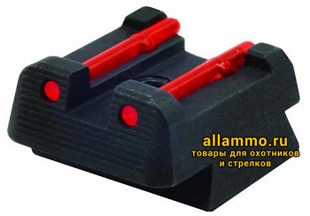 HiViz пистолетная мушка CZ2110-R, целик для CZ75, 85, Р01 красный