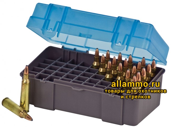Plano Коробка 50 патронов к.220 Swift, .243 Win, .257 Roberts, .270 WSM, .300 WSM, .243 Win, .308 W