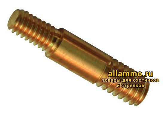 Переходник ЧИСТОGUN - латунь, папа/папа, резьба M5 на 5/40 к шомп. StilCrin,Nimar,MegaLine,-VFG под ерши/насадки Европа