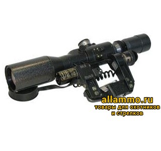 Оптический прицел Беломо ПОСП 6x42 на Тигр/СКС с ЛЦУ
