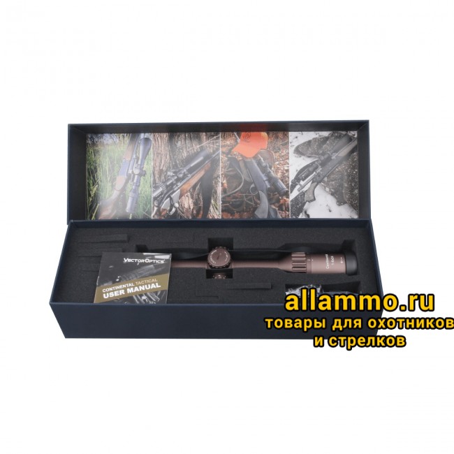 Оптический прицел Vector Optics Continental Tactical X6 1-6x24 SFP FDE кольца 30мм