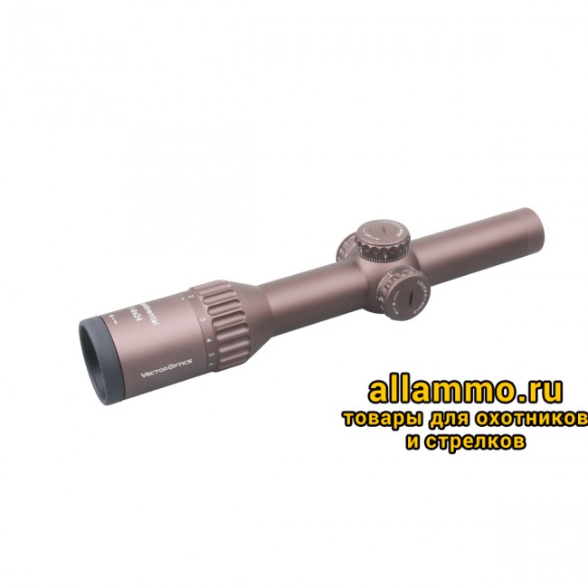 Оптический прицел Vector Optics Continental Tactical X6 1-6x24 SFP FDE кольца 30мм