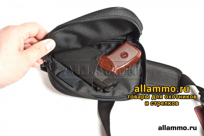 VEKTOR Сумка поясная для пистолета ПМ с поясным ремнем (Сз-7)