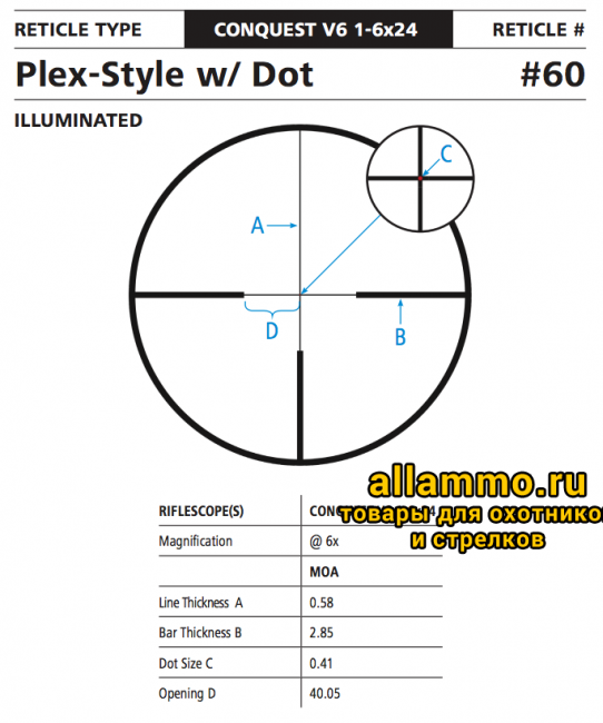 Снимок экрана 2018-07-23 в 13.28.01 Оптический прицел Carl Zeiss CONQUEST V6 1,1-6x24